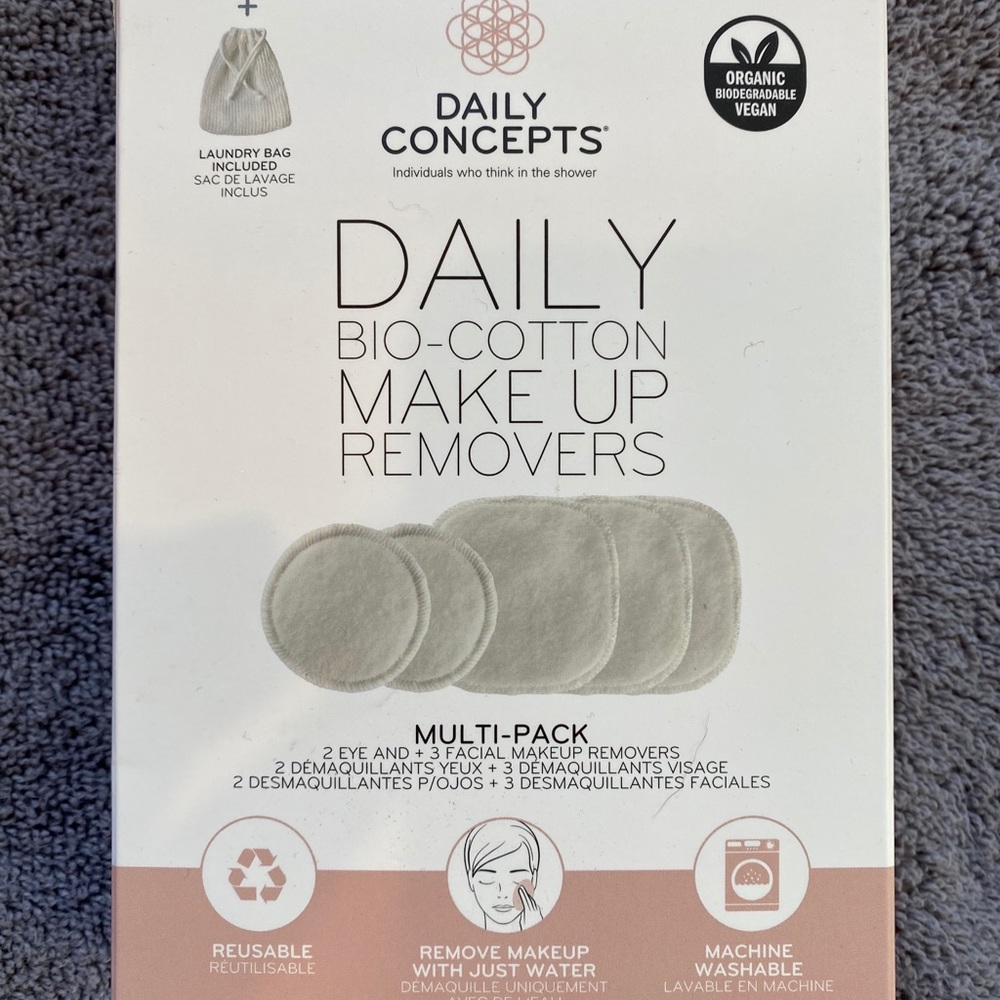 Makeup remover pads (reusable)